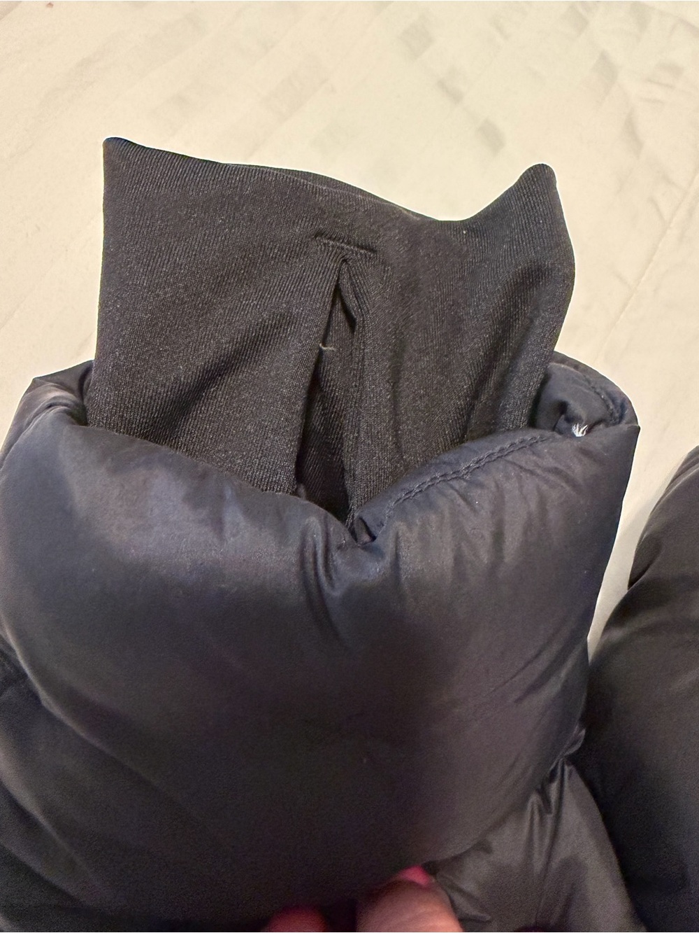 THE NORTH FACE WOMEN'S HOLLADOWN CROP JACKET 550 DOWN FILLED QUILTED BLACK Sz S - Picture 10 of 15